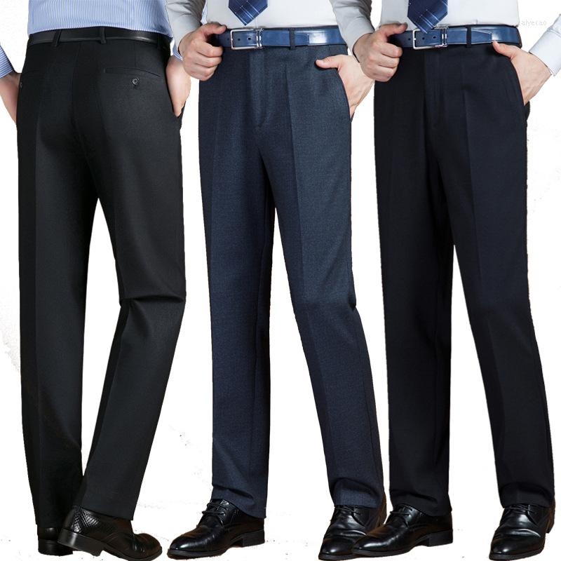 Men's Suits Autumn Winter Men's Business Casual Elastic High Waist Thick Straight Suit Pants Men Trousers Middle-aged Male Dress, 527 grey
Men's Suits Autumn Winter Men's Business Casual Elastic High Waist Thick Straight Suit Pants Men Trousers Middle-aged Male Dress, 527 grey