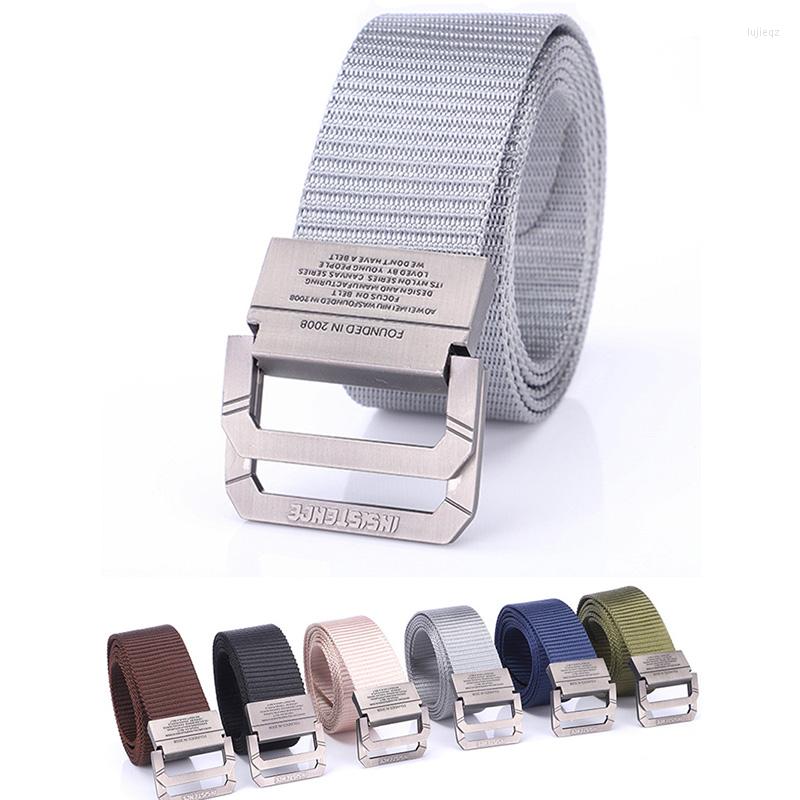 Belts Men's Canvas Belt CQB Outdoor Tactical Alloy Double Ring Button Nylon Young Man Metal, Black
Belts Men's Canvas Belt CQB Outdoor Tactical Alloy Double Ring Button Nylon Young Man Metal, Black