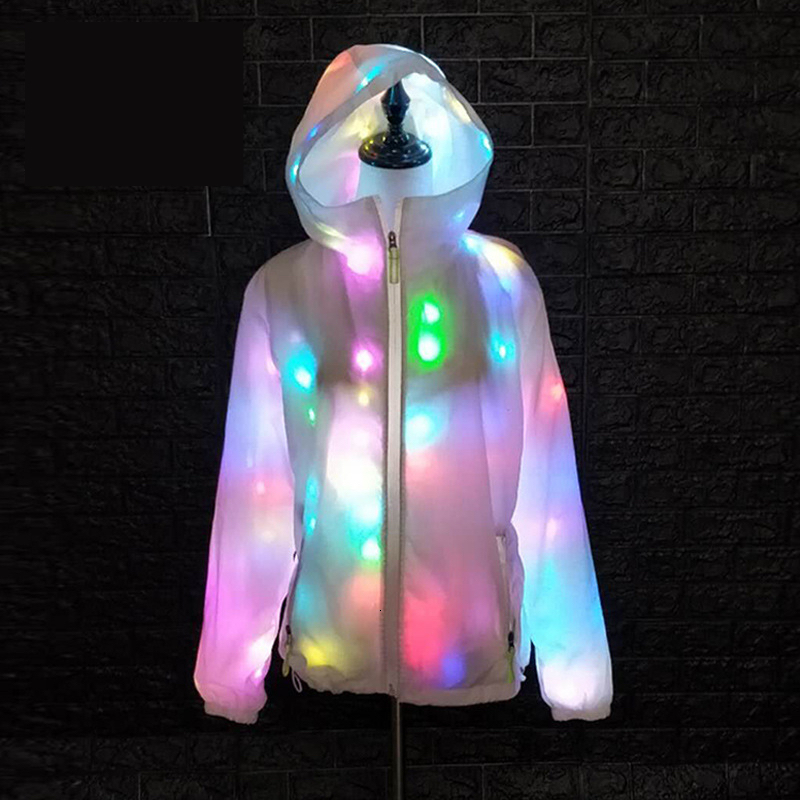 Stage Wear LED Jacket Lights Up Clothing Party Outfits fro Women Men Rave Festival Costume Luminous Coat Dancer 221201, Two layers
Stage Wear LED Jacket Lights Up Clothing Party Outfits fro Women Men Rave Festival Costume Luminous Coat Dancer 221201, Two layers
