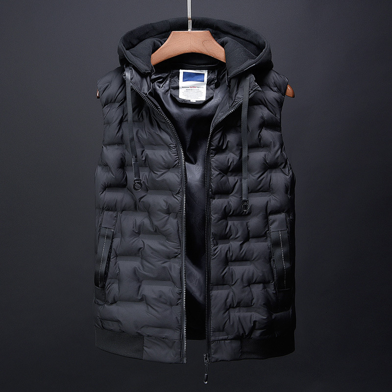 Men's Vests 3612 Black Grey Green Waistcoat Men Hat Detachable Autumn Winter Casual Vests For Men Warm Down Vest With Hood Sleeveless Coat 221202
Men's Vests 3612 Black Grey Green Waistcoat Men Hat Detachable Autumn Winter Casual Vests For Men Warm Down Vest With Hood Sleeveless Coat 221202