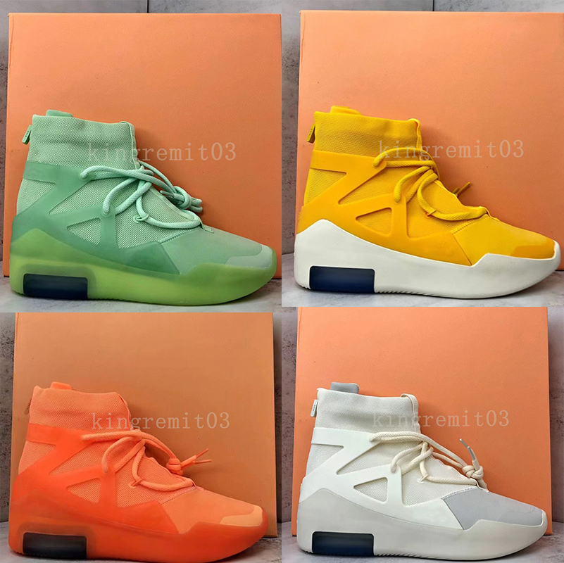FOG 1 Basketball Shoes Men Fears God Sneaker Triple Black Oatmeal Of God The Atmosphere Yellow Light Bone Sail Orange Mens Trainers Size 40-46
FOG 1 Basketball Shoes Men Fears God Sneaker Triple Black Oatmeal Of God The Atmosphere Yellow Light Bone Sail Orange Mens Trainers Size 40-46