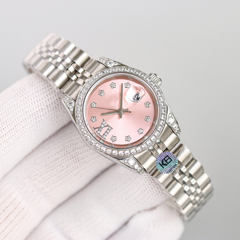 Luxury Women's Watch Diamond Pink Round Dial 36mm Scratch resistant Blue Crystal Waterproof Folding Buckle Stainless Steel 904L Enlarged Calendar Montre De Luxe
Luxury Women's Watch Diamond Pink Round Dial 36mm Scratch resistant Blue Crystal Waterproof Folding Buckle Stainless Steel 904L Enlarged Calendar Montre De Luxe