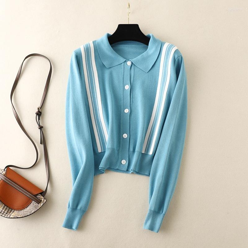 Women's Knits Sweater Cardigan Women Autumn Winter Turn-Down Collar Single Breasted Loose Sweet Long Sleeve Knitting Short Jumper Sueter, Sky blue
Women's Knits Sweater Cardigan Women Autumn Winter Turn-Down Collar Single Breasted Loose Sweet Long Sleeve Knitting Short Jumper Sueter, Sky blue