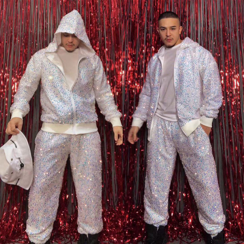 Men's Suits Blazers Symphony Sequins Suit Adults Hip Hop Dance Clothes Men Jazz Costumes Nightclub Rave Outfits Stage Performance Wear XS1178 221201, Beige
Men's Suits Blazers Symphony Sequins Suit Adults Hip Hop Dance Clothes Men Jazz Costumes Nightclub Rave Outfits Stage Performance Wear XS1178 221201, Beige