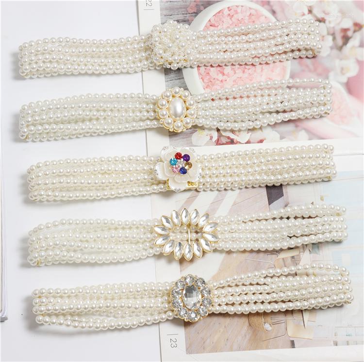 Belts Luxury Rhinestone Pearl Elastic Waistband Fashion Women Waist Belt Multi-Layers Girls Corset Strap Dress Decoration, Black
Belts Luxury Rhinestone Pearl Elastic Waistband Fashion Women Waist Belt Multi-Layers Girls Corset Strap Dress Decoration, Black