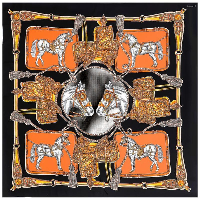 Scarves 130cm Horse Print Brand Scarf Luxury Design Twill Silk Square Fashion Shawl Women Kerchief For Ladies
Scarves 130cm Horse Print Brand Scarf Luxury Design Twill Silk Square Fashion Shawl Women Kerchief For Ladies