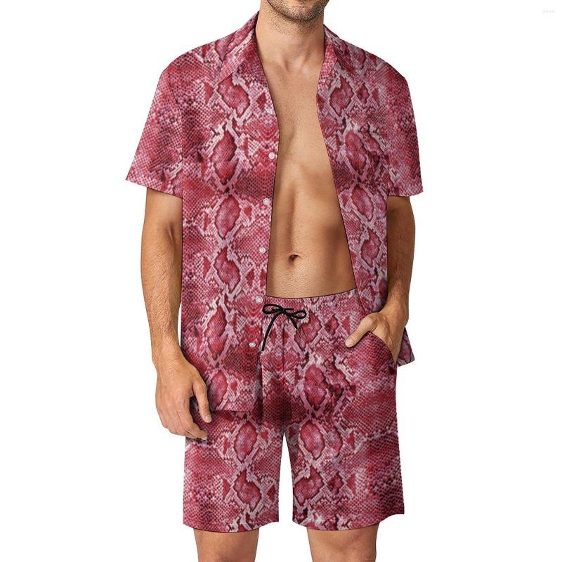 Men's Tracksuits Pink Snakeskin Men Sets Animal Python Print Funny Casual Shirt Set Short Sleeve Shorts Summer Outdoor Suit Plus Size 3XL, Style-10
Men's Tracksuits Pink Snakeskin Men Sets Animal Python Print Funny Casual Shirt Set Short Sleeve Shorts Summer Outdoor Suit Plus Size 3XL, Style-10