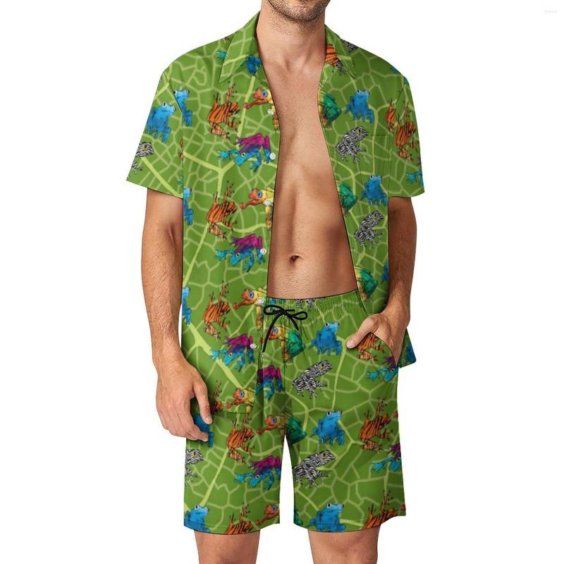 Men's Tracksuits Frog Guide Outdoor Men Sets Six Raibow Frogs Casual Shirt Set Summer Shorts 2 Piece Retro Suit Big Size 2XL 3XL, Style-9
Men's Tracksuits Frog Guide Outdoor Men Sets Six Raibow Frogs Casual Shirt Set Summer Shorts 2 Piece Retro Suit Big Size 2XL 3XL, Style-9