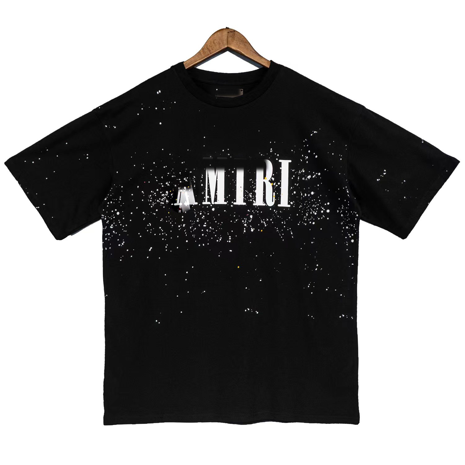 Men's T-Shirts Fashion Brand Summer Stars Letter Print Short Sleeve Black Cotton T-shirt Women's Versatile Hip Hop Loose spray paint couple style
Men's T-Shirts Fashion Brand Summer Stars Letter Print Short Sleeve Black Cotton T-shirt Women's Versatile Hip Hop Loose spray paint couple style