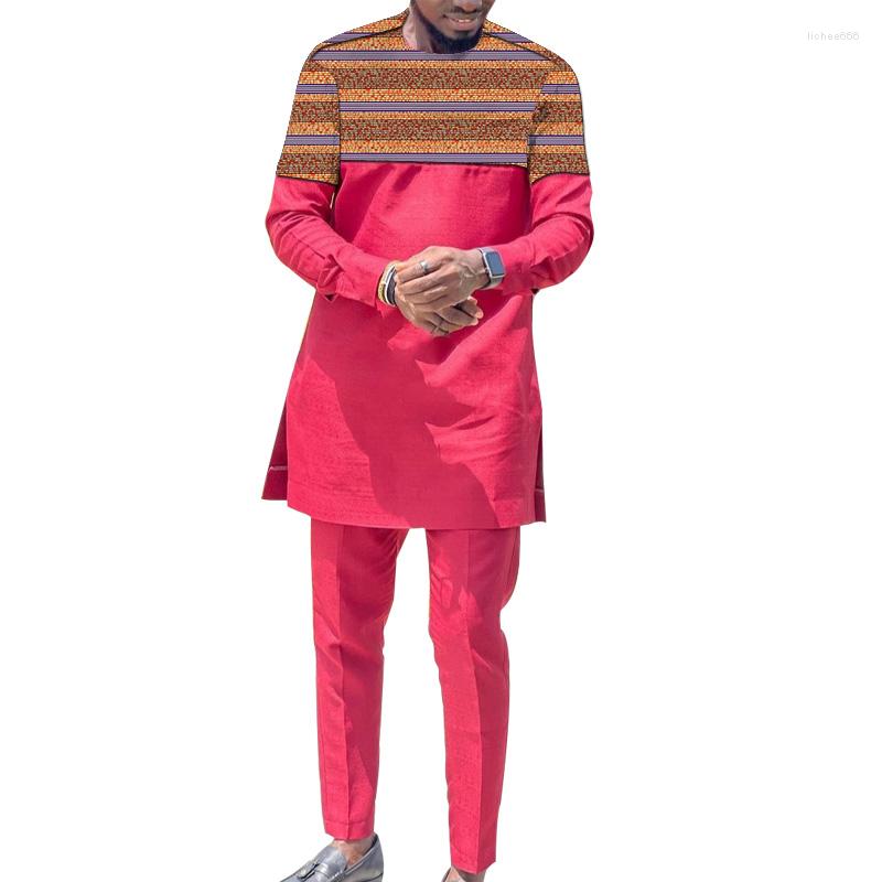 Men' Tracksuits Red Men' Pant Sets Patchwork Shirts Solid Trousers Nigerian Fashion Cotton Male Groom Suits Wedding Party Wear, 10
Men' Tracksuits Red Men' Pant Sets Patchwork Shirts Solid Trousers Nigerian Fashion Cotton Male Groom Suits Wedding Party Wear, 10