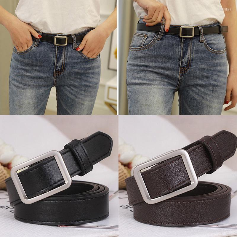 Belts Fashion Black Women Belt Silver Square Pin Metal Buckle Leather For Female Lady Jeans Pants Accessories, Brown
Belts Fashion Black Women Belt Silver Square Pin Metal Buckle Leather For Female Lady Jeans Pants Accessories, Brown