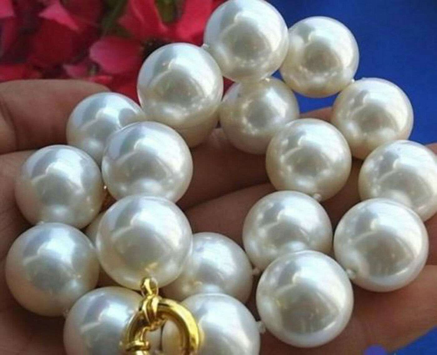 Huge 20mm South White Shell Pearl Round Beads Necklace 18'' AAA
Huge 20mm South White Shell Pearl Round Beads Necklace 18'' AAA