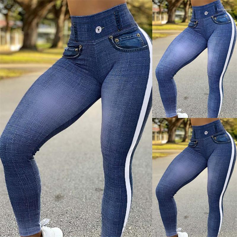Active Pants Women Yoga 2022 Denim Printed Tight Leggings High Waist Elastic Quick Dry Fitness Running Hip Lift Sports Trouser, Light blue
Active Pants Women Yoga 2022 Denim Printed Tight Leggings High Waist Elastic Quick Dry Fitness Running Hip Lift Sports Trouser, Light blue