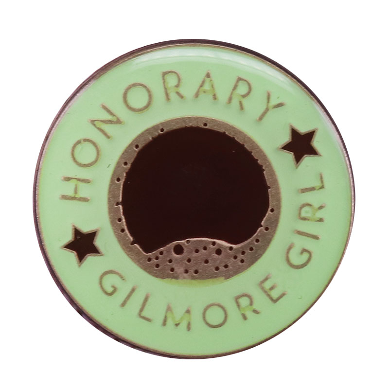 Honorary gilmore girl enamel pin coffee lover brooch Lorelai Rory Gilmore girls fan club badge birthday present, As picture
Honorary gilmore girl enamel pin coffee lover brooch Lorelai Rory Gilmore girls fan club badge birthday present, As picture