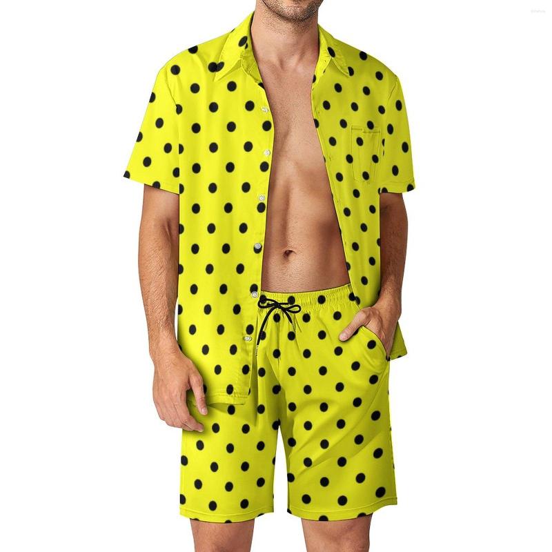 Men's Tracksuits Yellow Polka Dot Men Sets Black Spots Print Casual Shorts Summer Funny Outdoor Shirt Set Short-Sleeved Oversize Suit Gift, Style-3
Men's Tracksuits Yellow Polka Dot Men Sets Black Spots Print Casual Shorts Summer Funny Outdoor Shirt Set Short-Sleeved Oversize Suit Gift, Style-3