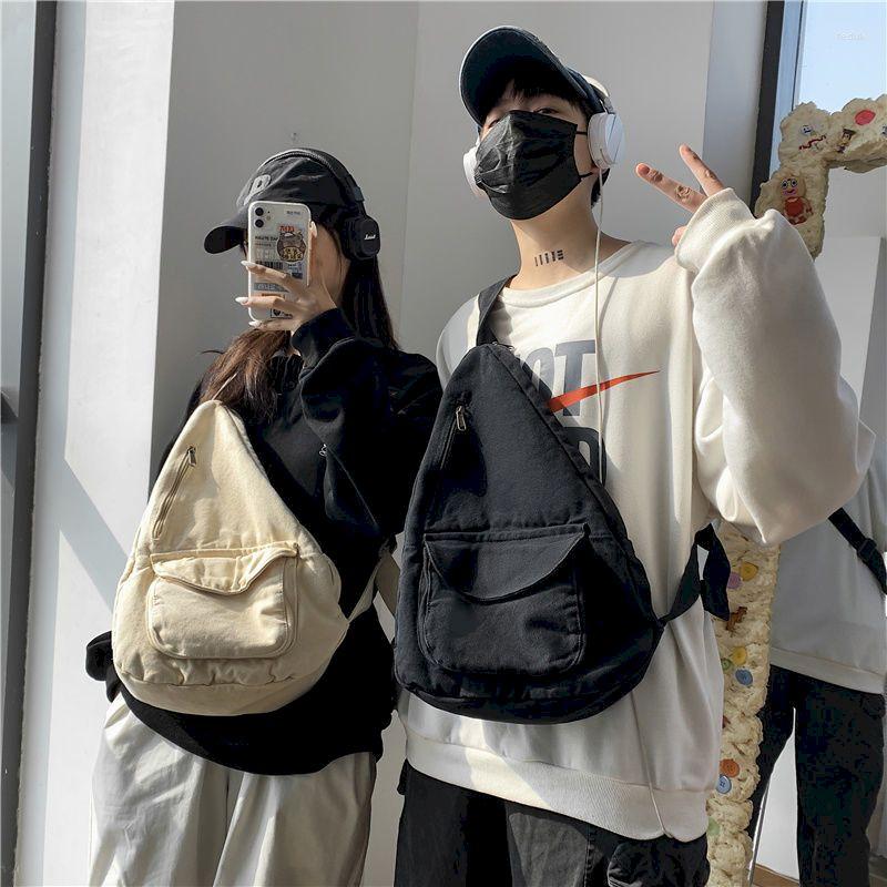 Waist Bags Japanese Washed Canvas Bag Female Messenger Large-capacity Backpack Student Simple And Versatile, Black
Waist Bags Japanese Washed Canvas Bag Female Messenger Large-capacity Backpack Student Simple And Versatile, Black