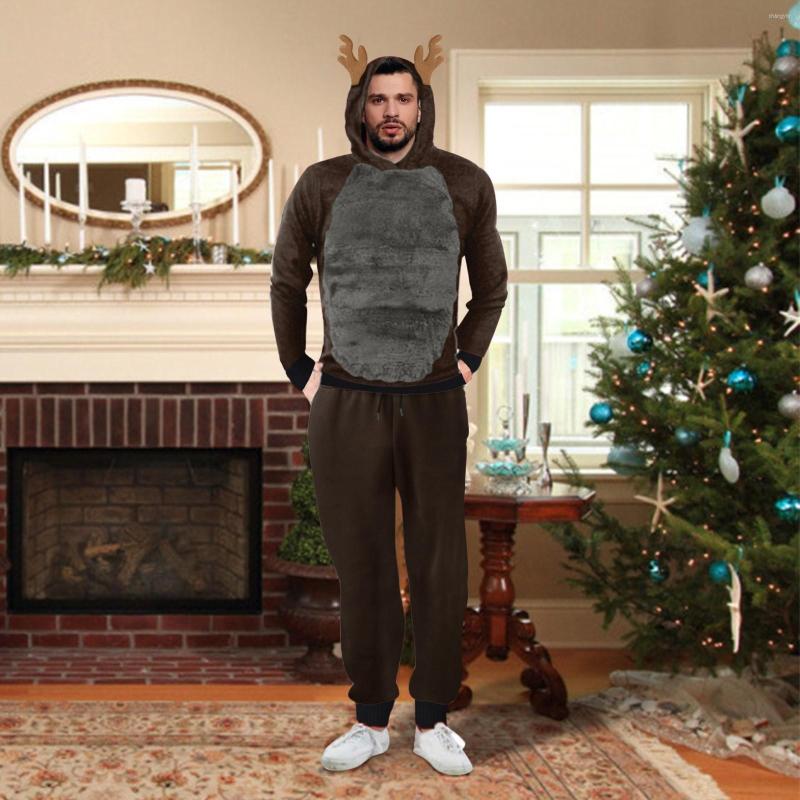 Men's Tracksuits Male Autumn And Winter Christmas Clothing Set Fawn Sweater Pants Two Piece Funny Fluffy, Orange
Men's Tracksuits Male Autumn And Winter Christmas Clothing Set Fawn Sweater Pants Two Piece Funny Fluffy, Orange