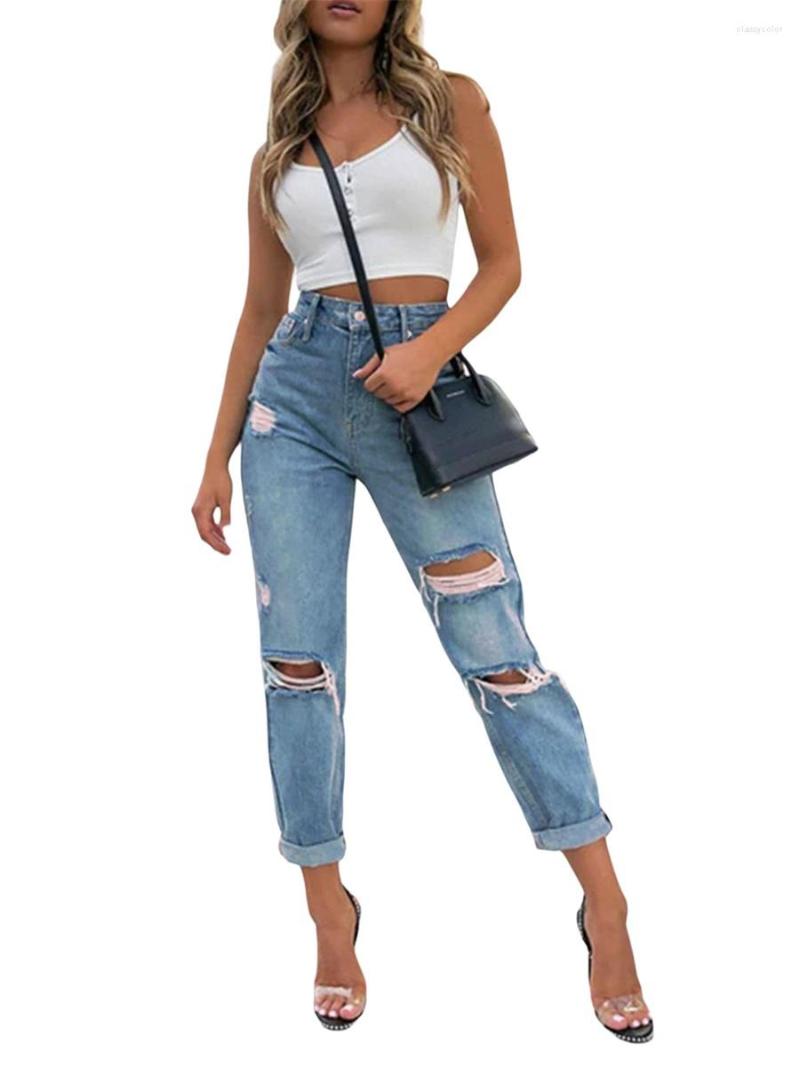 Women' Jeans Women Fashion Casual Ripped Mid-Rise Solid Color Straight Pants Streetwear Trousers Long, Black
Women' Jeans Women Fashion Casual Ripped Mid-Rise Solid Color Straight Pants Streetwear Trousers Long, Black