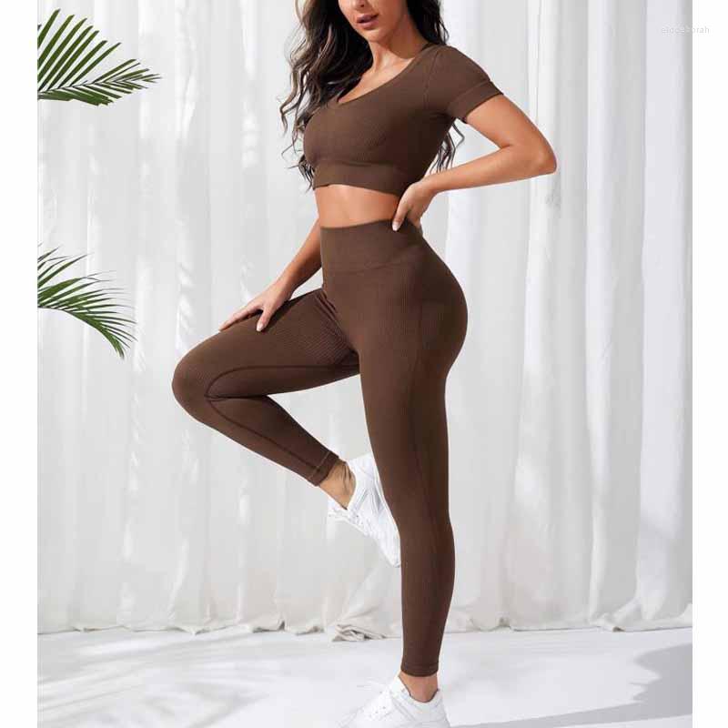 Active Sets Fitness Sports Yoga Set Workout Clothes For Women Gym Sportswear Clothing Leggings Seamless Sport Suit, Coffee
Active Sets Fitness Sports Yoga Set Workout Clothes For Women Gym Sportswear Clothing Leggings Seamless Sport Suit, Coffee