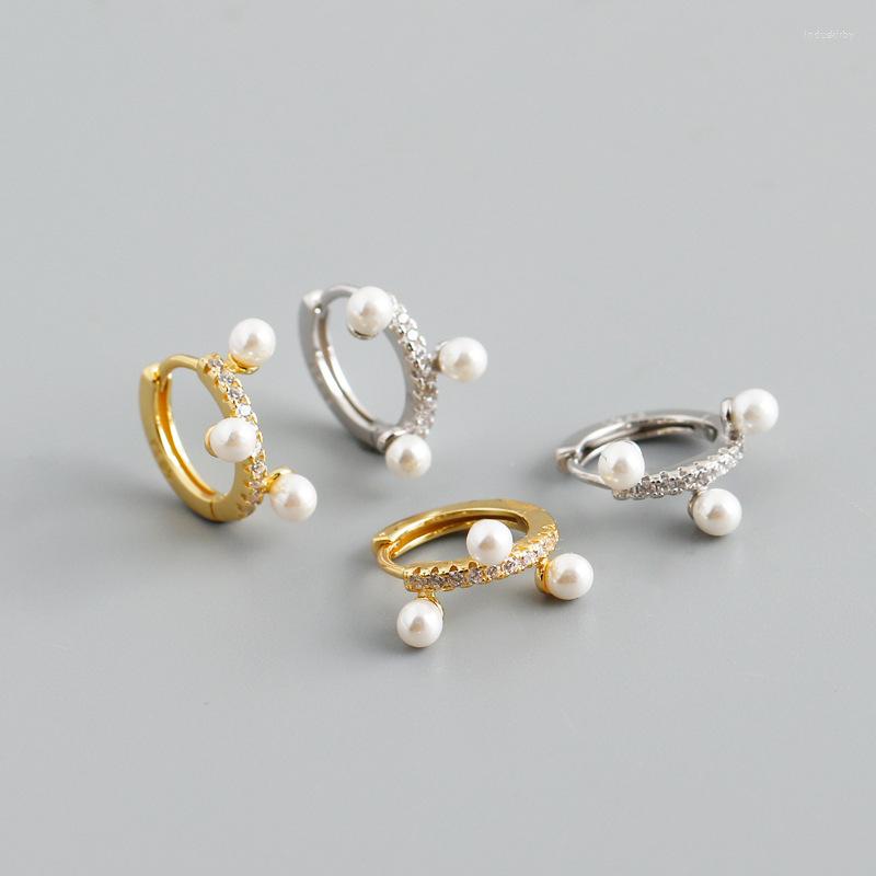 Hoop Earrings Enosola Genuine 925 Sterling Silver Minimalist Pave Zircon Round Pearl Ear Buckle Bohemian Rock Jewelry Charm
Hoop Earrings Enosola Genuine 925 Sterling Silver Minimalist Pave Zircon Round Pearl Ear Buckle Bohemian Rock Jewelry Charm