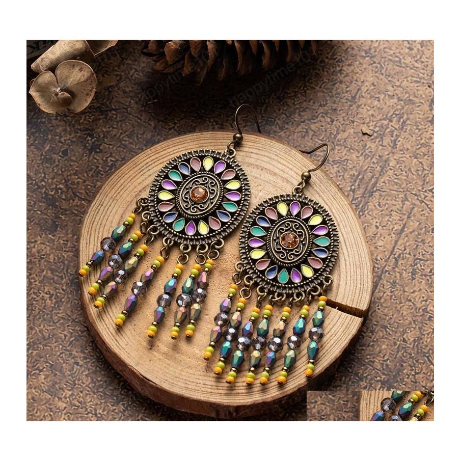 Dangle Chandelier Vintage Long Tassel Dangle Earrings For Women Female Ethnic Round Hollow Colorf Beads Drop Earring Oversize Hand Dhuky
Dangle Chandelier Vintage Long Tassel Dangle Earrings For Women Female Ethnic Round Hollow Colorf Beads Drop Earring Oversize Hand Dhuky