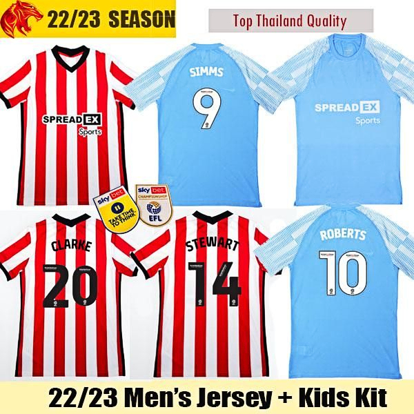 22 23 SUNDERLAND Soccer Jerseys STEWART SIMMS ROBERTS AMAD 2022 2023 CLARKE DAJAKU EMBLETON EVANS O'NIEN Football Shirt PRITCHARD Mens Jersey Kids 1202, 2223 away
22 23 SUNDERLAND Soccer Jerseys STEWART SIMMS ROBERTS AMAD 2022 2023 CLARKE DAJAKU EMBLETON EVANS O'NIEN Football Shirt PRITCHARD Mens Jersey Kids 1202, 2223 away