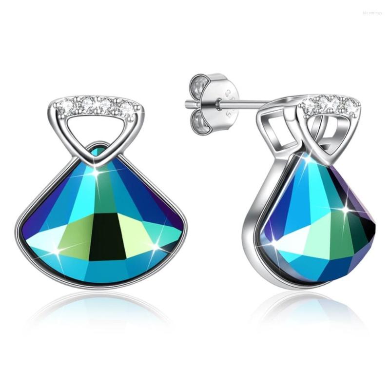 Stud Earrings 925 Sterling Silver Women S925 Blue Crystal Lady Fine Jewelry Zircon Heart Party Ears Wears
Stud Earrings 925 Sterling Silver Women S925 Blue Crystal Lady Fine Jewelry Zircon Heart Party Ears Wears