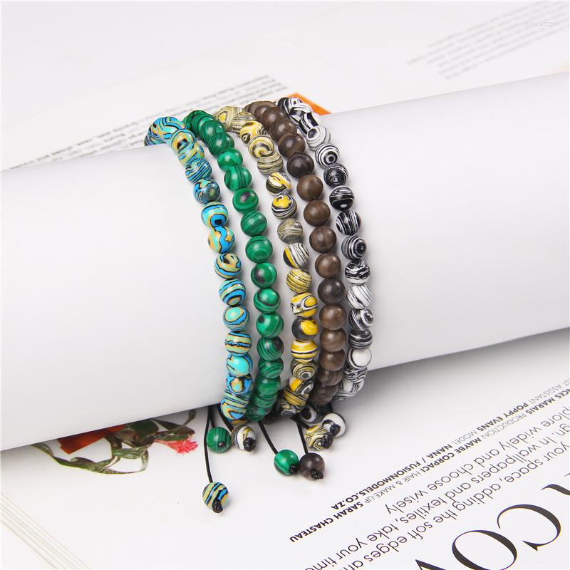 Strand Wholesale Natural Stones Bracelets Malachite Beaded Bangle Adjustable Healing Yoga Handmade Pulsera Jewelry For Female Men
Strand Wholesale Natural Stones Bracelets Malachite Beaded Bangle Adjustable Healing Yoga Handmade Pulsera Jewelry For Female Men