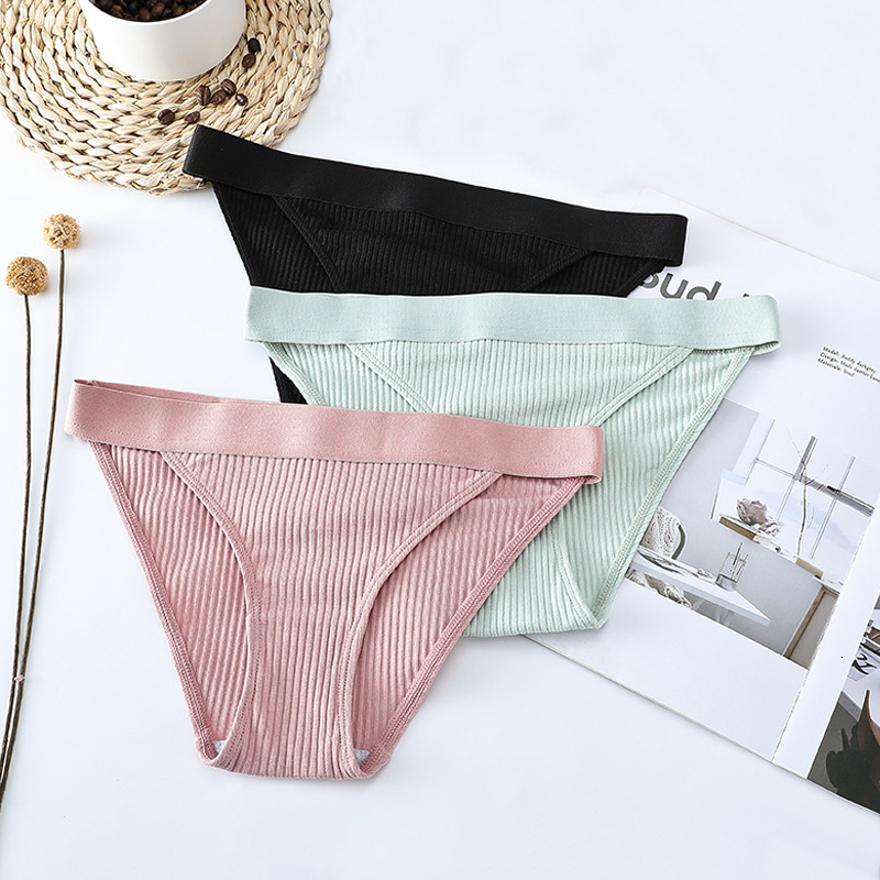 Women's Panties 3pcs Cotton Panties Underwear For Women Sports Striped Briefs For Ladies Female Lingerie Woman Intimates Cotton Panties BANNIROU 221202, Black-blue-nude
Women's Panties 3pcs Cotton Panties Underwear For Women Sports Striped Briefs For Ladies Female Lingerie Woman Intimates Cotton Panties BANNIROU 221202, Black-blue-nude