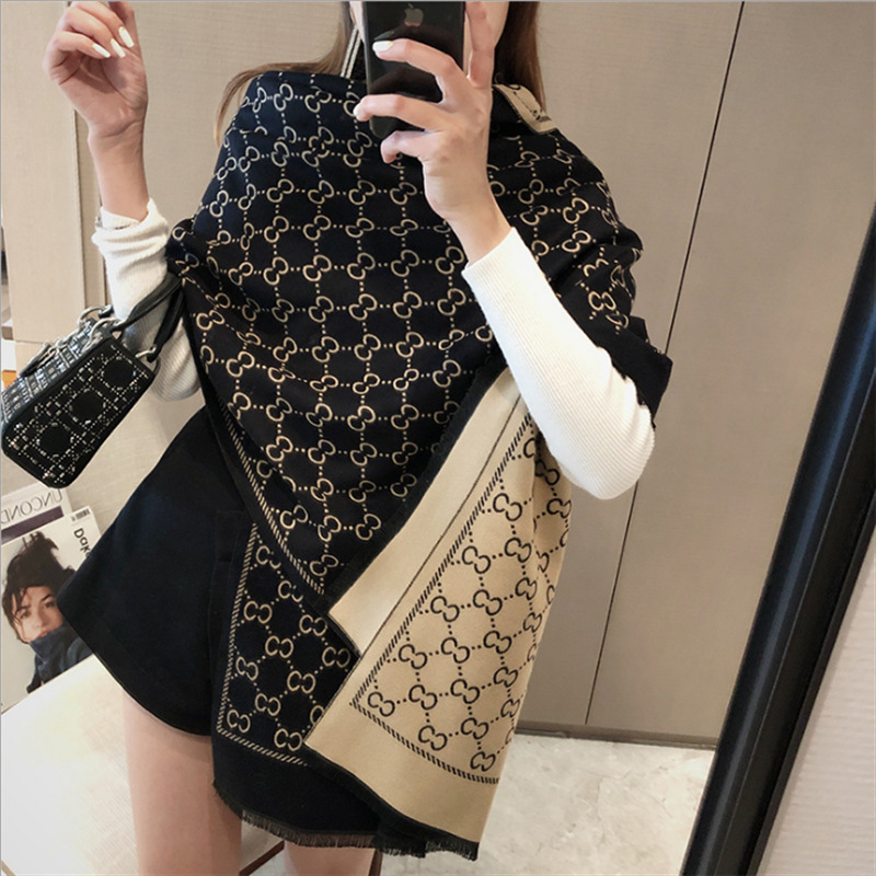 Stylish Women Cashimere Scarf Ring Shawl Luxury Scarf Unisex Full Letter Printed Wraps Scarves Fashion Pashmina Designers Thick Scarfs Soft Touch Long Shawls
Stylish Women Cashimere Scarf Ring Shawl Luxury Scarf Unisex Full Letter Printed Wraps Scarves Fashion Pashmina Designers Thick Scarfs Soft Touch Long Shawls