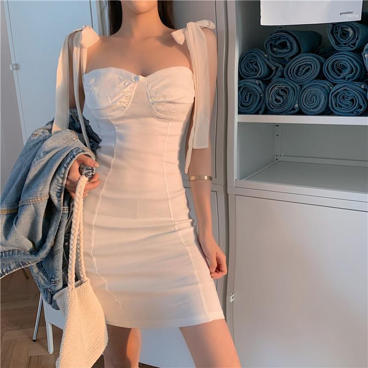 Casual Dresses Shoulder Bandage Bowknot For Women Summer 2022Sexy Party Strapless Backless Bodycon, White dress
Casual Dresses Shoulder Bandage Bowknot For Women Summer 2022Sexy Party Strapless Backless Bodycon, White dress