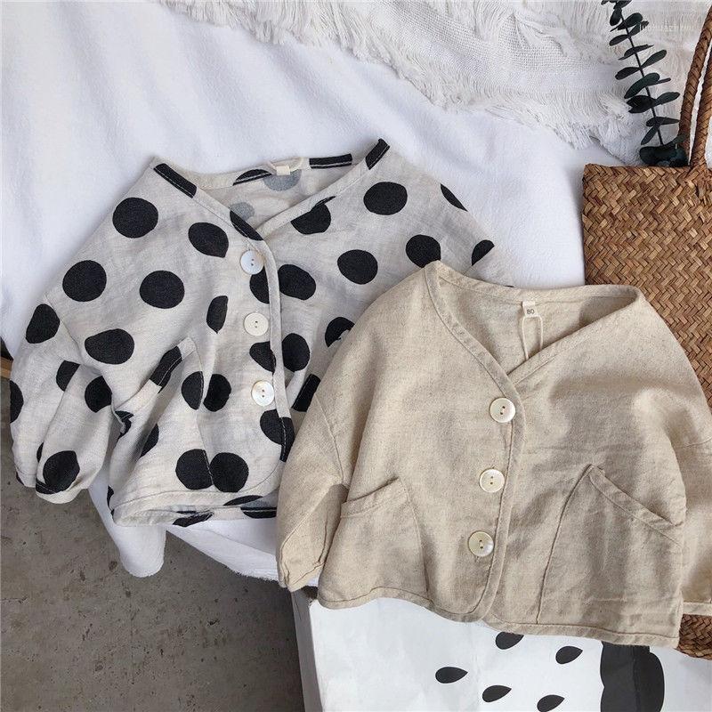 Jackets Korean Spring Summer Linen Cotton Baby Jacket Long Sleeve Infant Cute Dot Print Cardigan Coat Kids Boy Girl Casual Tops, Black
Jackets Korean Spring Summer Linen Cotton Baby Jacket Long Sleeve Infant Cute Dot Print Cardigan Coat Kids Boy Girl Casual Tops, Black
