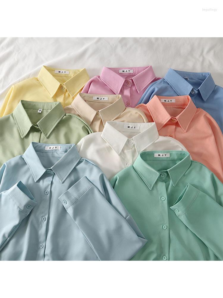 Women's Blouses Women Shirts Long Sleeve Solid Turn Down Collar Chic Fashion Elegant Office Ladies Workwear Casual Loose Female 2022, Light blue
Women's Blouses Women Shirts Long Sleeve Solid Turn Down Collar Chic Fashion Elegant Office Ladies Workwear Casual Loose Female 2022, Light blue