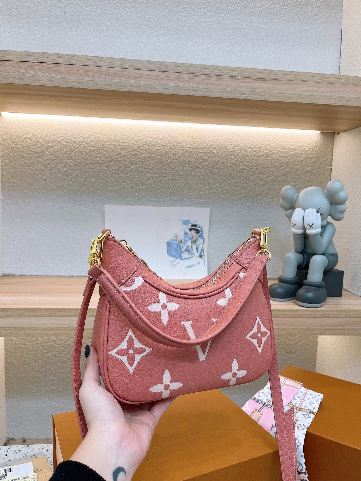 Wholesale and retail Bags Powder leather printing Dumplings for women genuine leather Design shoulder crossbody package classic evening messenger packages tote, Customize
Wholesale and retail Bags Powder leather printing Dumplings for women genuine leather Design shoulder crossbody package classic evening messenger packages tote, Customize