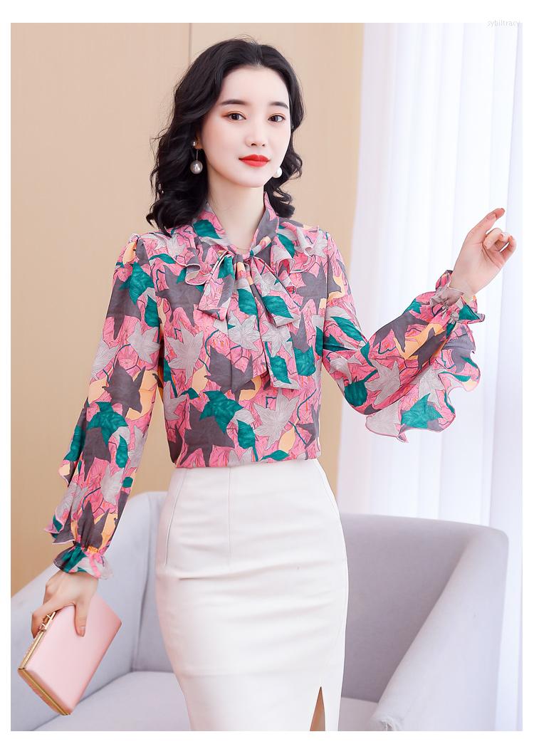 Women's Blouses Women's Long-sleeved Shirts Thin Chiffon Spring 2022 Bows All-match Foreign Style, Pink
Women's Blouses Women's Long-sleeved Shirts Thin Chiffon Spring 2022 Bows All-match Foreign Style, Pink