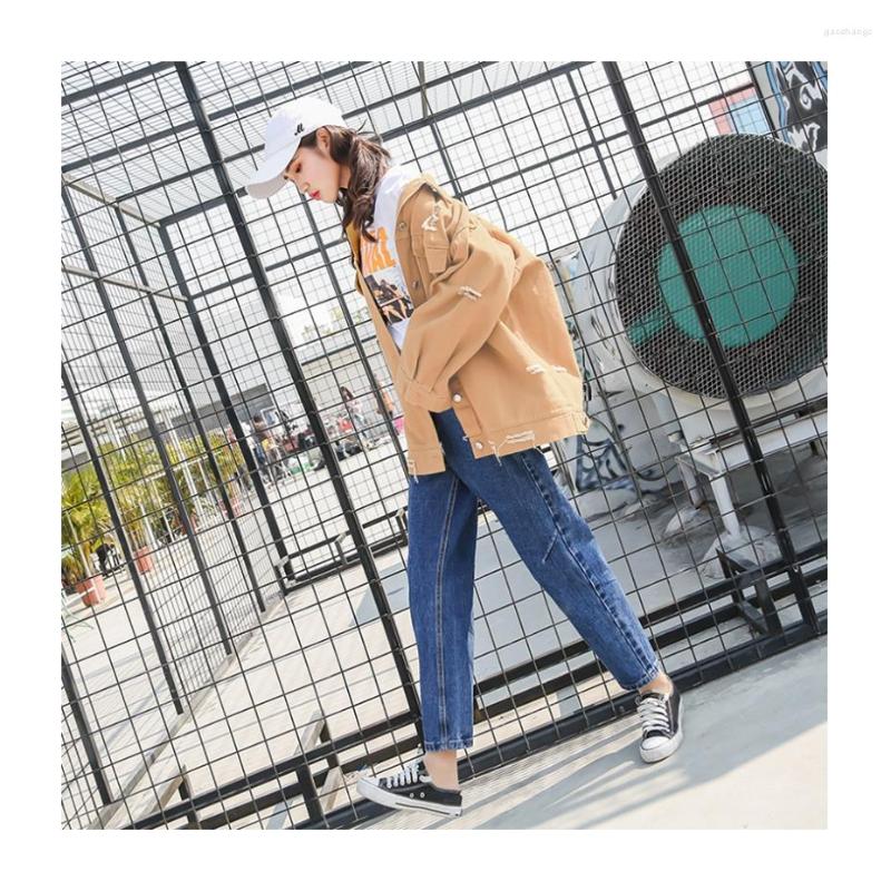 Women's Trench Coats 2022 Spring And Autumn Loose Plus Size Women's BF Wild Hole HarAjuku Denim Jacket Overalls Black White Yellow
Women's Trench Coats 2022 Spring And Autumn Loose Plus Size Women's BF Wild Hole HarAjuku Denim Jacket Overalls Black White Yellow