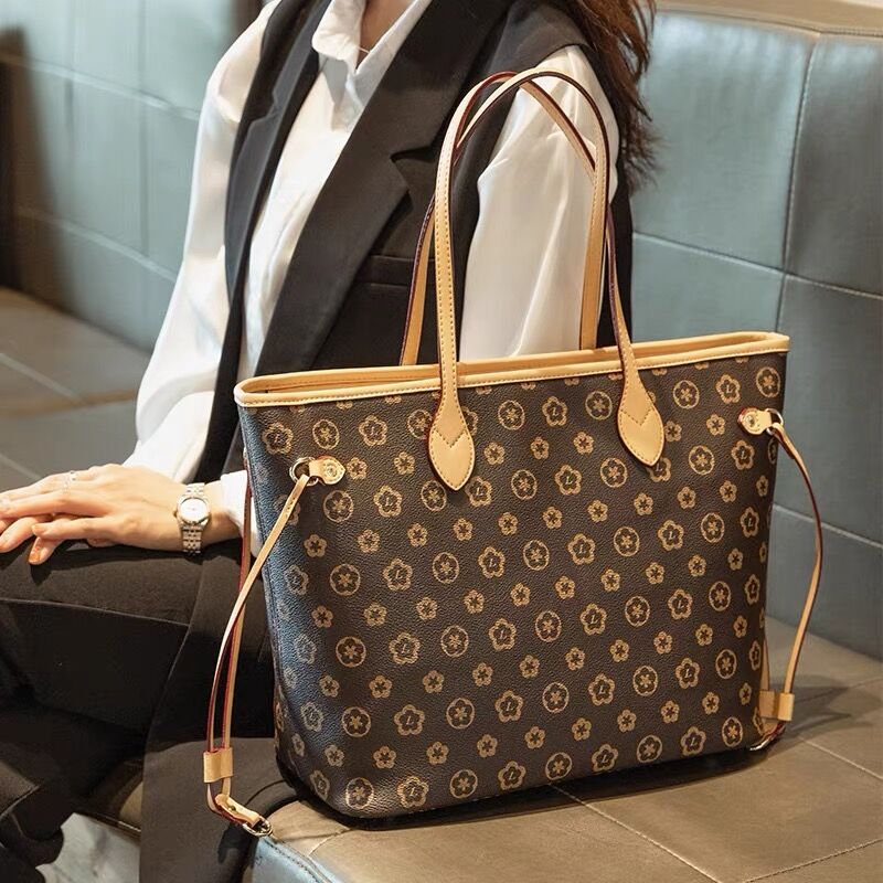 8 colors lattice 2pcs New fashion women handbags ladies designer composite bags lady clutch bag shoulder tote female purse wallet MM size #08, Brown flower
8 colors lattice 2pcs New fashion women handbags ladies designer composite bags lady clutch bag shoulder tote female purse wallet MM size #08, Brown flower