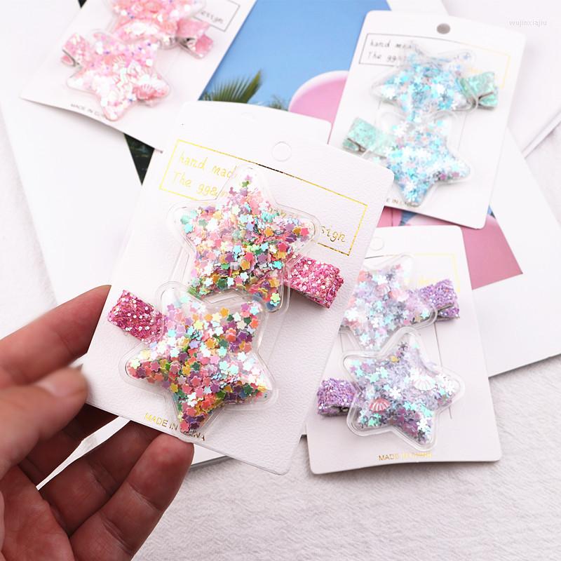 Hair Accessories 2pcs/lot Shining Star Clip Quicksand Infant Hairpins Girl Children Girls Sequins Hairpin, 5 colorful star
Hair Accessories 2pcs/lot Shining Star Clip Quicksand Infant Hairpins Girl Children Girls Sequins Hairpin, 5 colorful star
