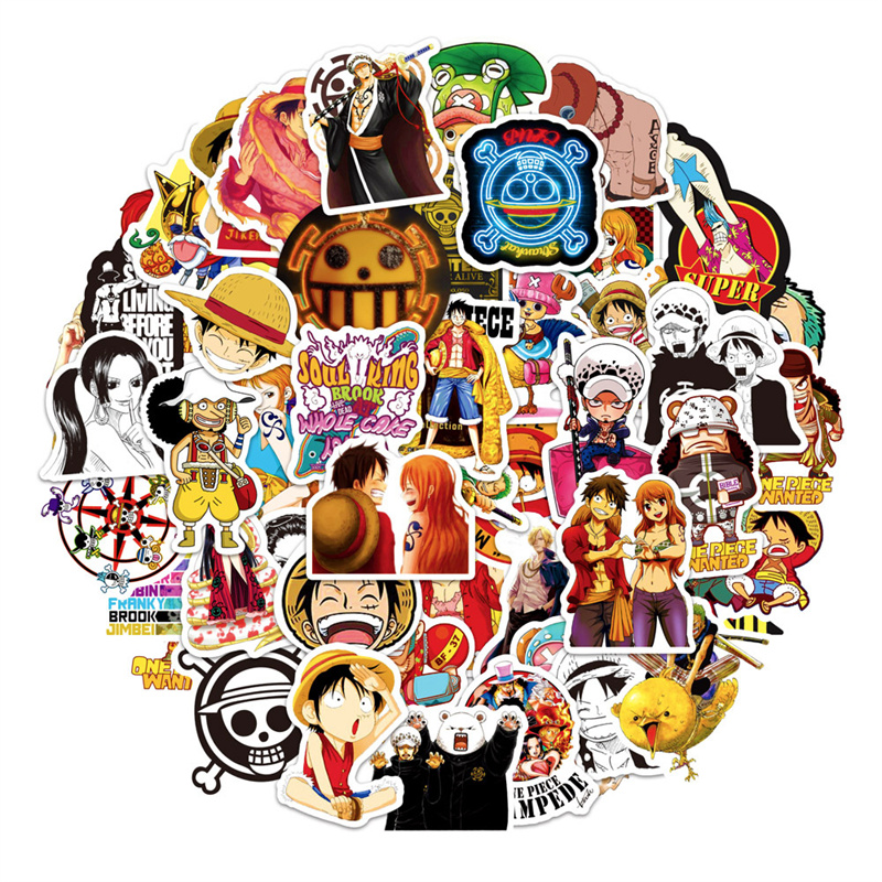 50PCS/pack Anime One Piece Stickers Book Laptop Guitar Motorcycle Luggage Skateboard DIY Decorative Decal, Multi colors
50PCS/pack Anime One Piece Stickers Book Laptop Guitar Motorcycle Luggage Skateboard DIY Decorative Decal, Multi colors