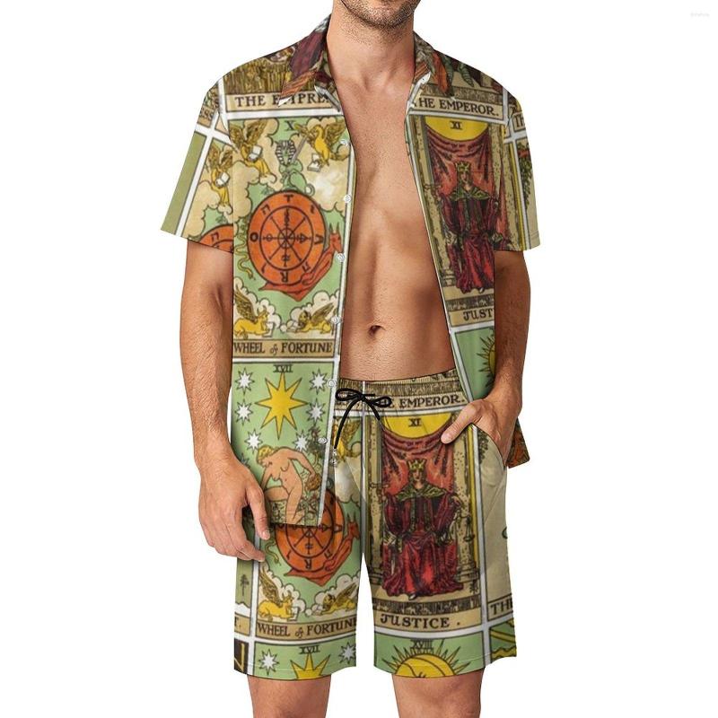 Men's Tracksuits Arcana Of Tarot Men Sets Vintage Patchwork Casual Shorts Beachwear Shirt Set Summer Hawaii Suit Short Sleeves Oversized, Style-15
Men's Tracksuits Arcana Of Tarot Men Sets Vintage Patchwork Casual Shorts Beachwear Shirt Set Summer Hawaii Suit Short Sleeves Oversized, Style-15