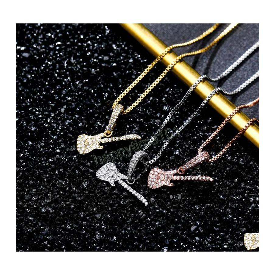 Pendant Necklaces 925 Sterling Sier Necklaces Luxury Fashion Bling Cubic Zirconia Gitar Shape Pendant Jewelry Gift For Women Hip Hop Dh31F
Pendant Necklaces 925 Sterling Sier Necklaces Luxury Fashion Bling Cubic Zirconia Gitar Shape Pendant Jewelry Gift For Women Hip Hop Dh31F