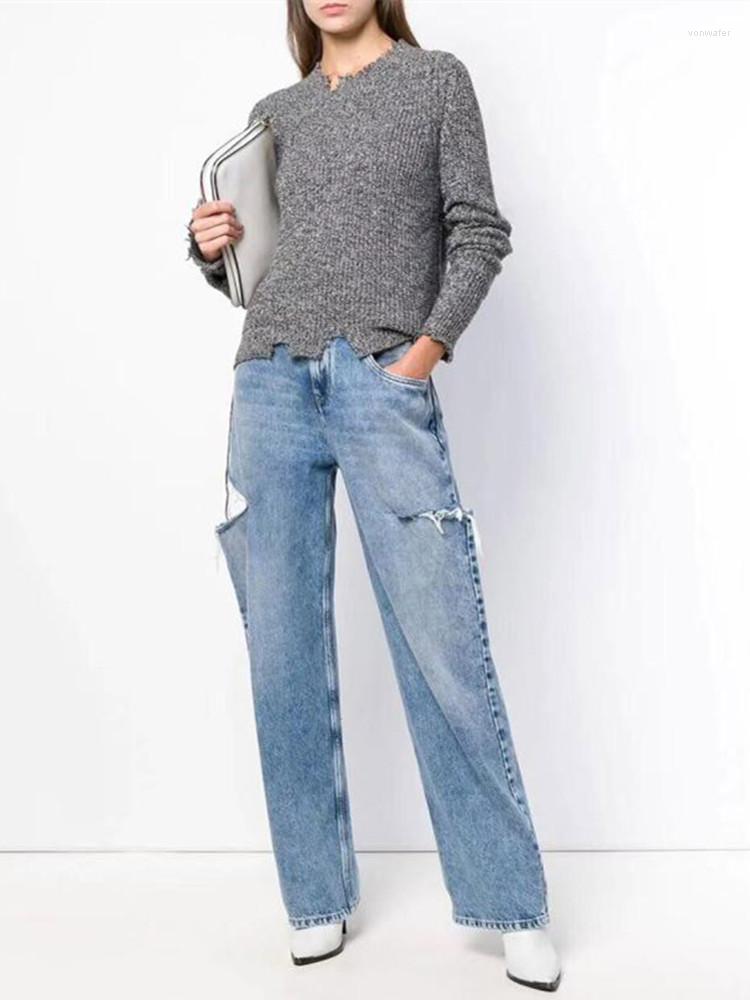 Women's Jeans Women's Side Ripped High Waist 2022 Summer Ladies Casual All-Match Wide-Leg Denim Trousers
Women's Jeans Women's Side Ripped High Waist 2022 Summer Ladies Casual All-Match Wide-Leg Denim Trousers