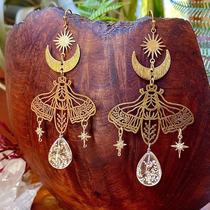 Dangle Earrings Moon Moth Pendant Sun Charm For Women Boho Jewelry Girls Gifts Fashion Floral Tassel Gold Color Handmade
Dangle Earrings Moon Moth Pendant Sun Charm For Women Boho Jewelry Girls Gifts Fashion Floral Tassel Gold Color Handmade