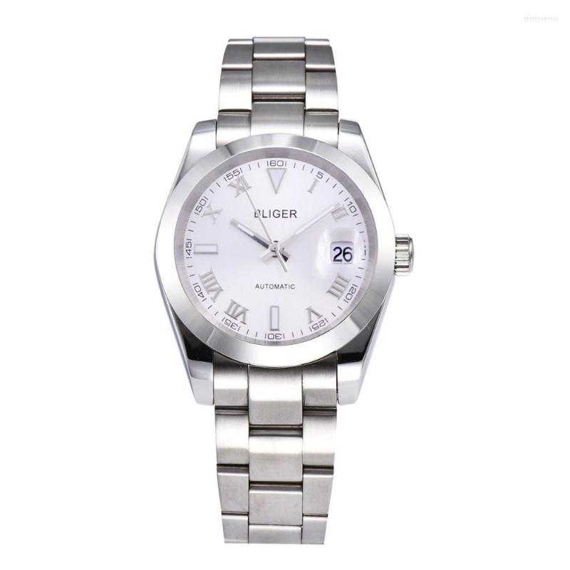 Wristwatches 40mm Automatic Mechanical Men Watch Luxury Calendar Luminous Waterproof Sapphire Glass Stainless Steel Case Men's, No2
Wristwatches 40mm Automatic Mechanical Men Watch Luxury Calendar Luminous Waterproof Sapphire Glass Stainless Steel Case Men's, No2
