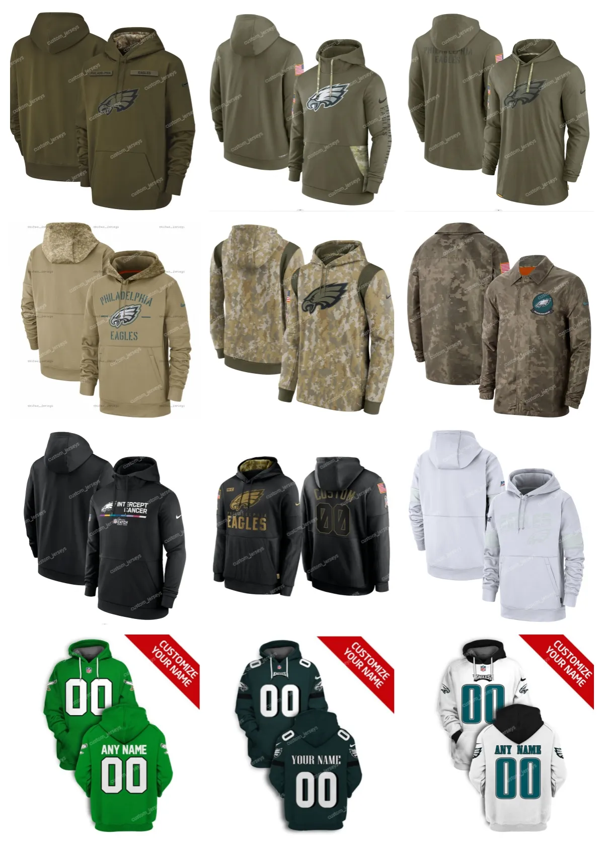 CUSTOM Men Women Youth Philadelphia''Eagles''Hoodie Olive 2022 Salute to Service Therma Performance Pullover Custom Black Armygreen''NFL''Ho, 15
CUSTOM Men Women Youth Philadelphia''Eagles''Hoodie Olive 2022 Salute to Service Therma Performance Pullover Custom Black Armygreen''NFL''Ho, 15