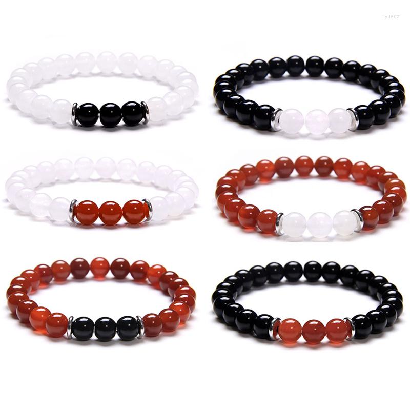 Strand Couples Distance Bracelet Natural Agates Stone White Black Red For Women Men Friend Love Symbol Jewelry
Strand Couples Distance Bracelet Natural Agates Stone White Black Red For Women Men Friend Love Symbol Jewelry