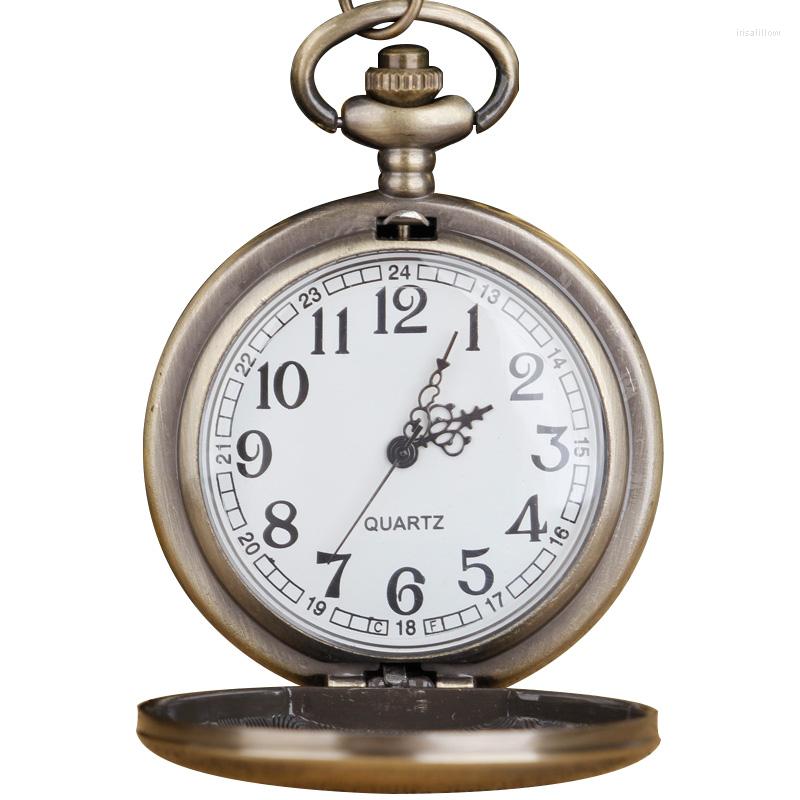 Pocket Watches Smooth Steel Quartz Movement Watch Vintage White Dial Pendant Fob Chain Gifts Clock CF1295, Cf1292
Pocket Watches Smooth Steel Quartz Movement Watch Vintage White Dial Pendant Fob Chain Gifts Clock CF1295, Cf1292