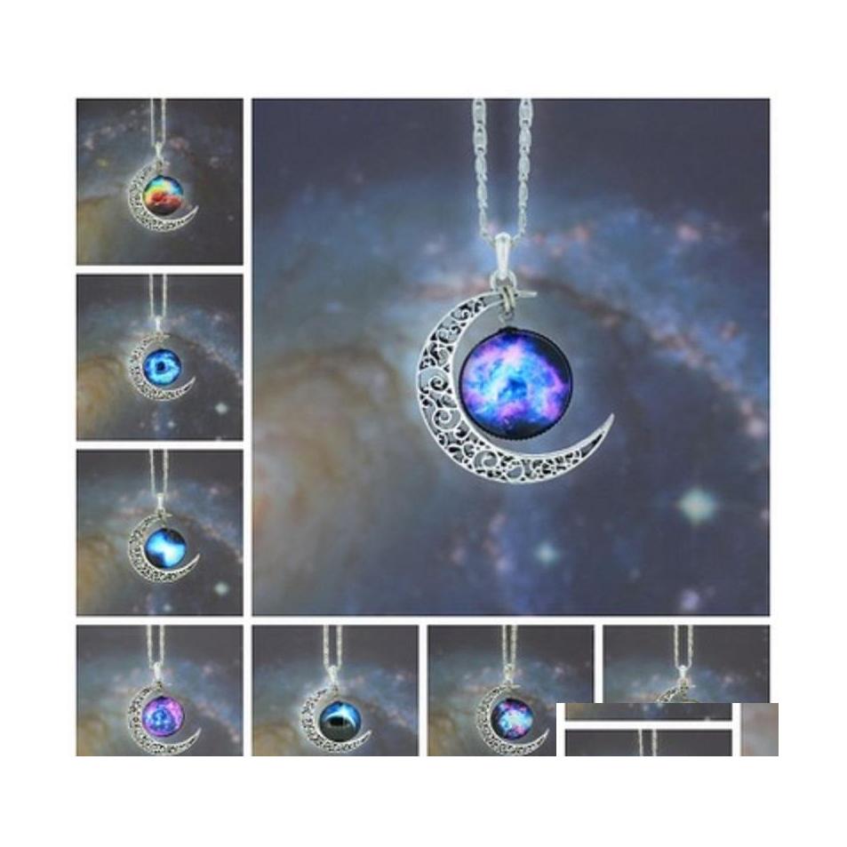 Pendant Necklaces Starry Moon Time Gemstone Pendant Chain Necklaces Through The Universe Outside Space Jewerly Dhs Christmas Gift Dr Dh98T
Pendant Necklaces Starry Moon Time Gemstone Pendant Chain Necklaces Through The Universe Outside Space Jewerly Dhs Christmas Gift Dr Dh98T