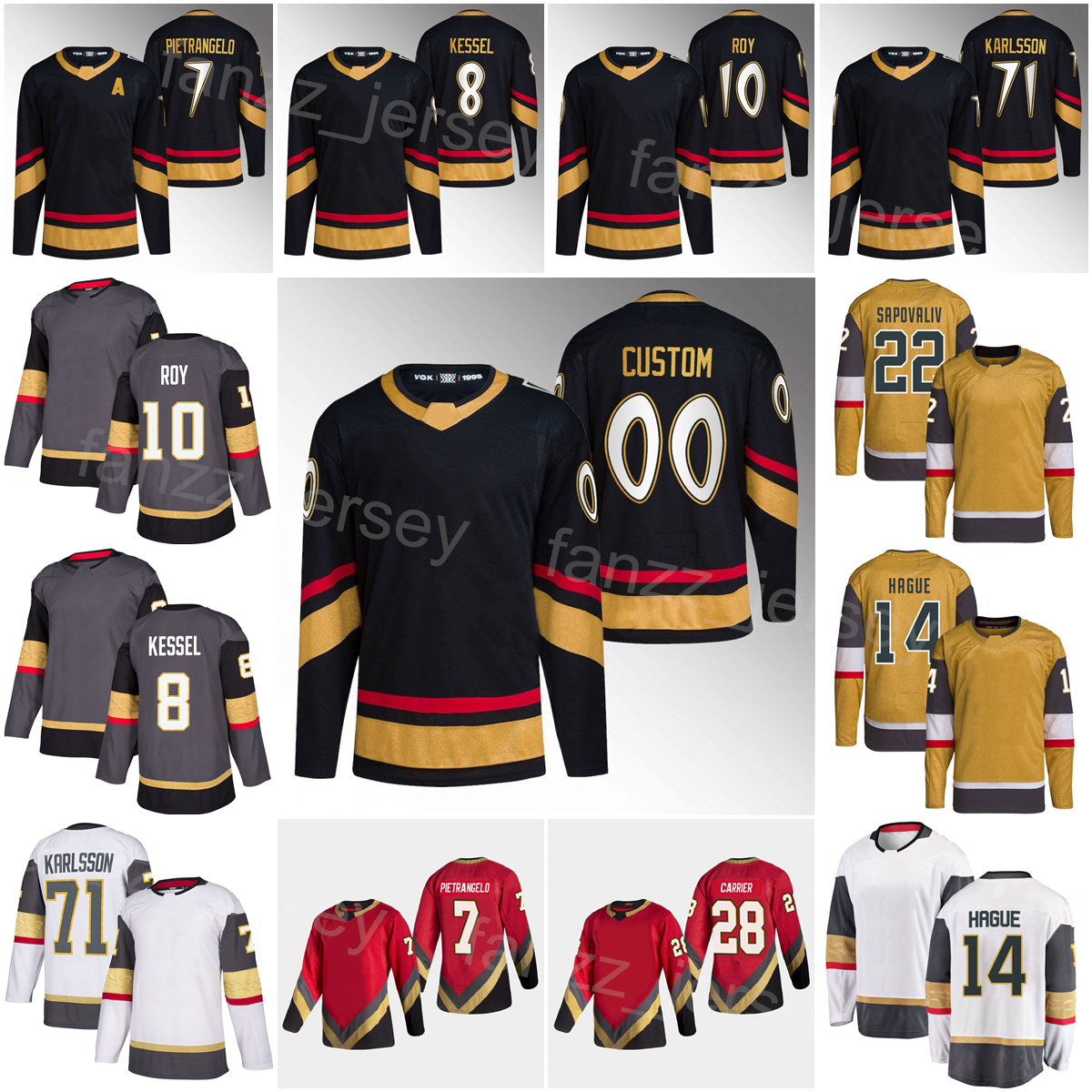 Reverse Retro Hockey 7 Alex Pietrangelo Jerseys 71 William Karlsson 10 Nicolas Roy 21 Brett Howden 55 Keegan Kolesar 28 Carrier 14 Hague 8 Phil Kessel Man Woman Youth, Grey
Reverse Retro Hockey 7 Alex Pietrangelo Jerseys 71 William Karlsson 10 Nicolas Roy 21 Brett Howden 55 Keegan Kolesar 28 Carrier 14 Hague 8 Phil Kessel Man Woman Youth, Grey
