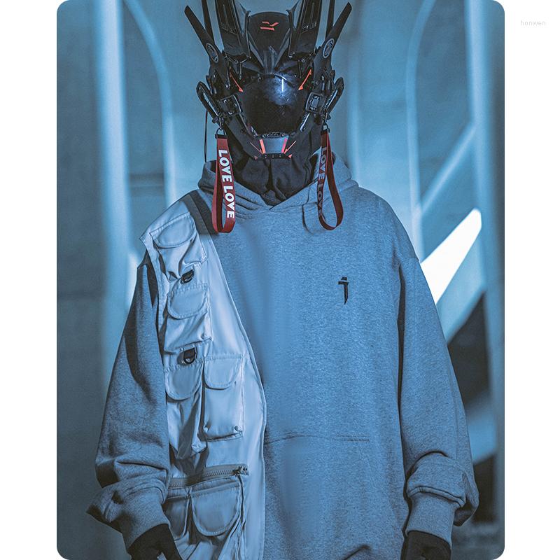 Men's Hoodies Autumn Techwear Men's Hoodie Hip Hop Fake Two Pieces Multi-Pocket Patchwork Hooded Sweatshirt Harajuku Pullover Unisex, Style b light grey
Men's Hoodies Autumn Techwear Men's Hoodie Hip Hop Fake Two Pieces Multi-Pocket Patchwork Hooded Sweatshirt Harajuku Pullover Unisex, Style b light grey
